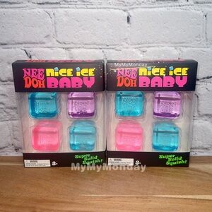 NeeDoh Nice Ice Baby of 4 TWO Packs